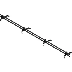 Lumiestepaketti , tiilikuvioiduille teräskatoille (Muotokate 350),  3m, 2 lumiesteputkea + asennussarja, eri värejä Kattoturvatuotteet