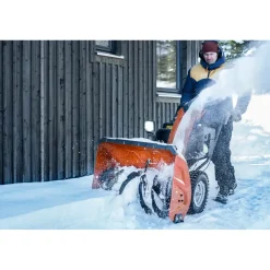 Lumilinko ST 376 sähköstartilla + lämpökahvat*Husqvarna Outlet