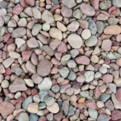 New Luonnonkivi 16-40 mm 15 kg säkki punaharmaa Koristekivet
