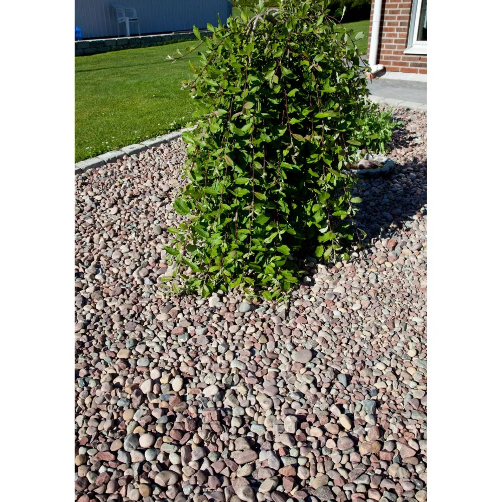 Online Luonnonkivi 16-40 mm 800 kg suursäkki punaharmaa Koristekivet|Suursäkit