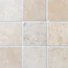 Luonnonkivilaatta Square White, 100 x 100 mm*Qualitystone Online
