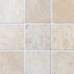 Luonnonkivilaatta Square White, 100 x 100 mm*Qualitystone Online