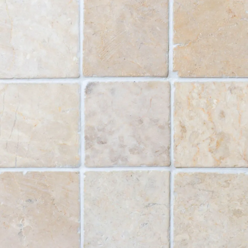 Luonnonkivilaatta Square White, 100 x 100 mm*Qualitystone Online