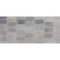Hot Luonnonkivilaatta Picket Light Grey Marble, 100x200mm Marmorilaatat