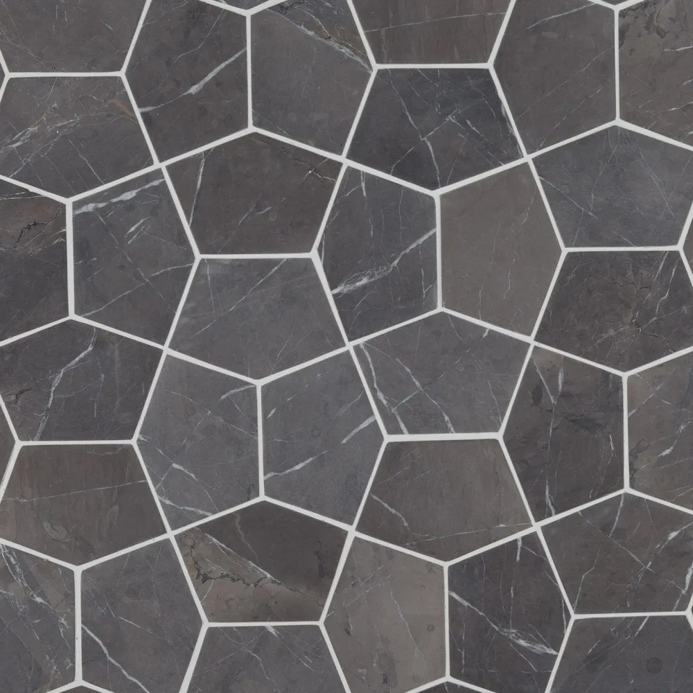 Luonnonkivilaatta Pentagon Grey, 150x100mm*Qualitystone Hot