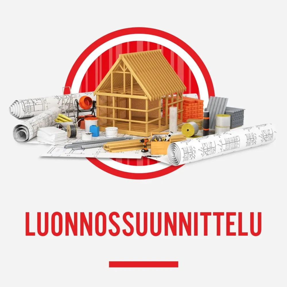 Luonnossuunnittelu uusi talo 3-kerroksinen/200-300m2*Talosuunnittelu Discount