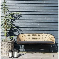 Lyhty Bondi, 2kpl, musta teräs/lasi*House Nordic Outlet