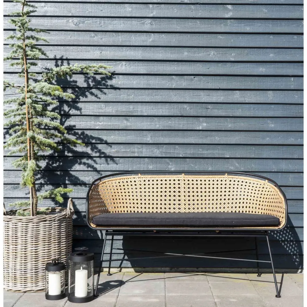 Lyhty Bondi, 2kpl, musta teräs/lasi*House Nordic Outlet