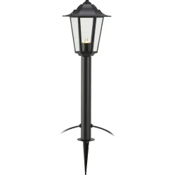 Lyhtyvalaisin maapiikillä Unite 12, 73cm, IP44 3W musta/kirkas*Markslöjd Best