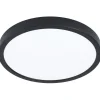 Hot Älykatto-/seinävalaisin Argolis-Z, LED, Ø28.5cm, ulos, musta Älyvalaisimet Ulos