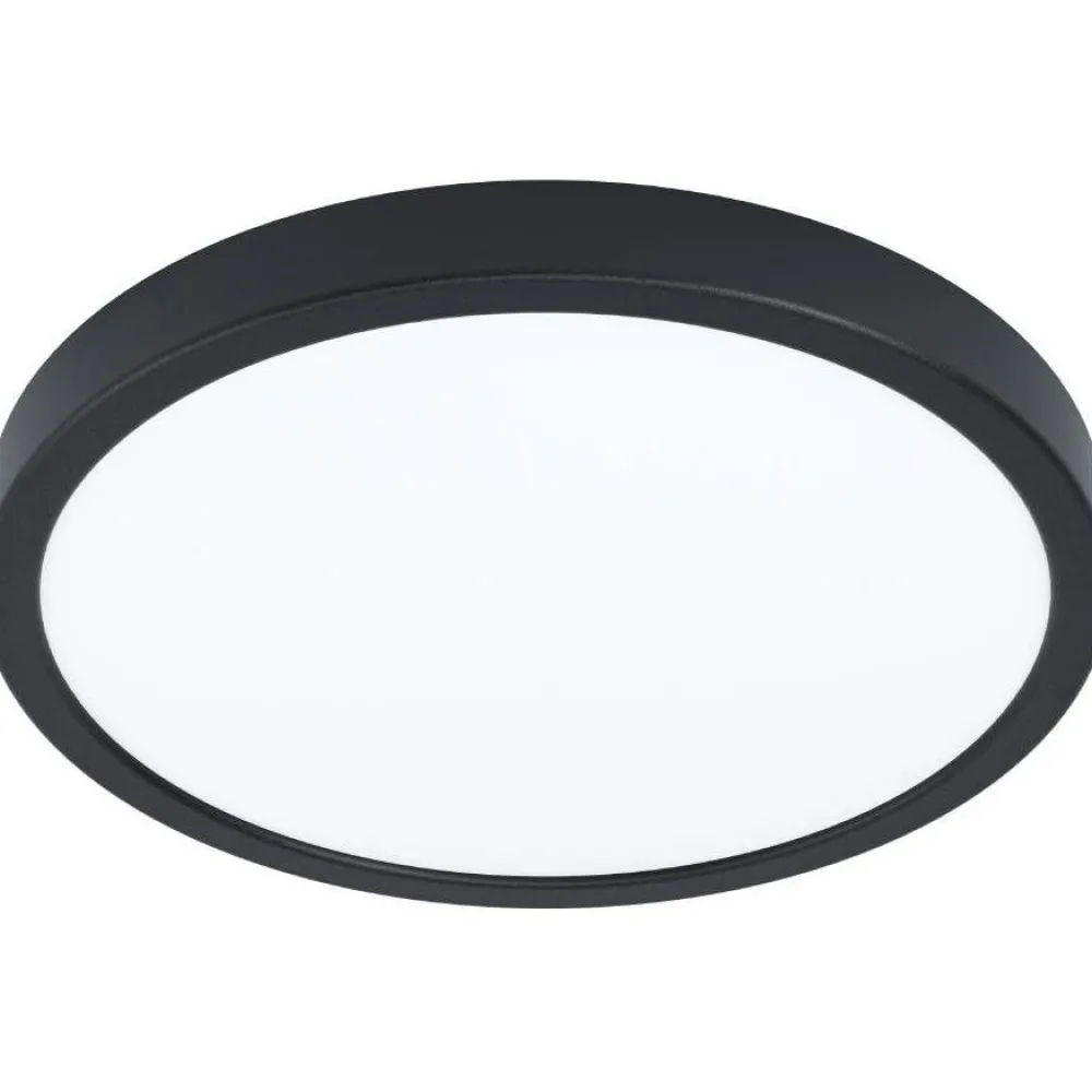 Hot Älykatto-/seinävalaisin Argolis-Z, LED, Ø28.5cm, ulos, musta Älyvalaisimet Ulos