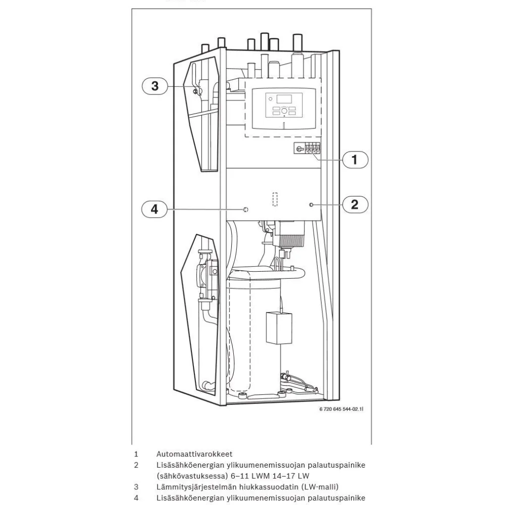 Maalämpöpumppu Bosch Compress 5000 LW 6 kW*Bosch Home Comfort Hot