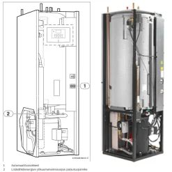 Maalämpöpumppu Bosch Compress 5000 LW/M 7 kW*Bosch Home Comfort Outlet