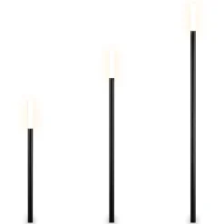 Best Maapiikkivalaisin LED Stick mattamusta Puutarhavalaisimet