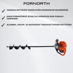 Maapora , 1,47kW, sis. 2 terää*Fornorth Clearance