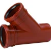 Maaviemärin haarayhde PVC 200/200x45°*Uponor Hot