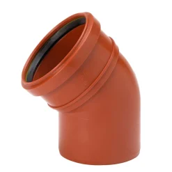 Maaviemärin kulmayhde PVC 400x45°*Uponor Outlet