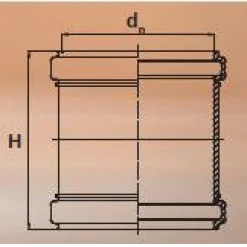 Maaviemärin pistoyhde PVC 400 mm*Uponor Online