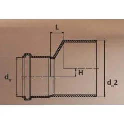 Hot Maaviemärin supistusyhde PVC 400-315 mm Pvc-Putket