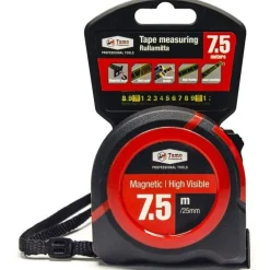 Magneettinen mittanauha line 7,5 m x 25mm*Tamo New