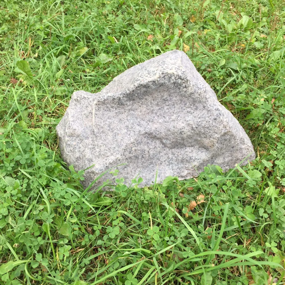 Maisemakivi D-30 Ø30cm harmaa lasikuitua*Taidekivi Discount