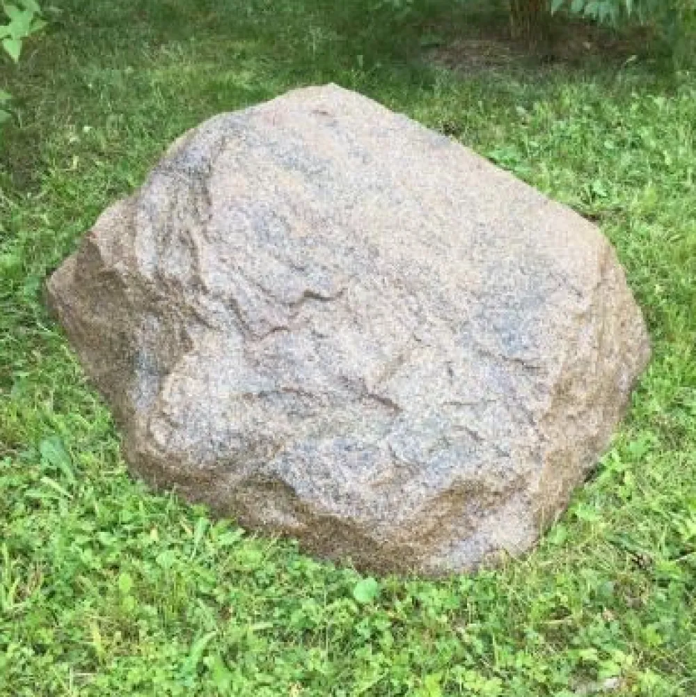 Clearance Maisemakivi D-90 Ø90cm punainen lasikuitua Koristekivet
