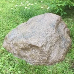 Clearance Maisemakivi D-90 Ø90cm punainen lasikuitua Koristekivet