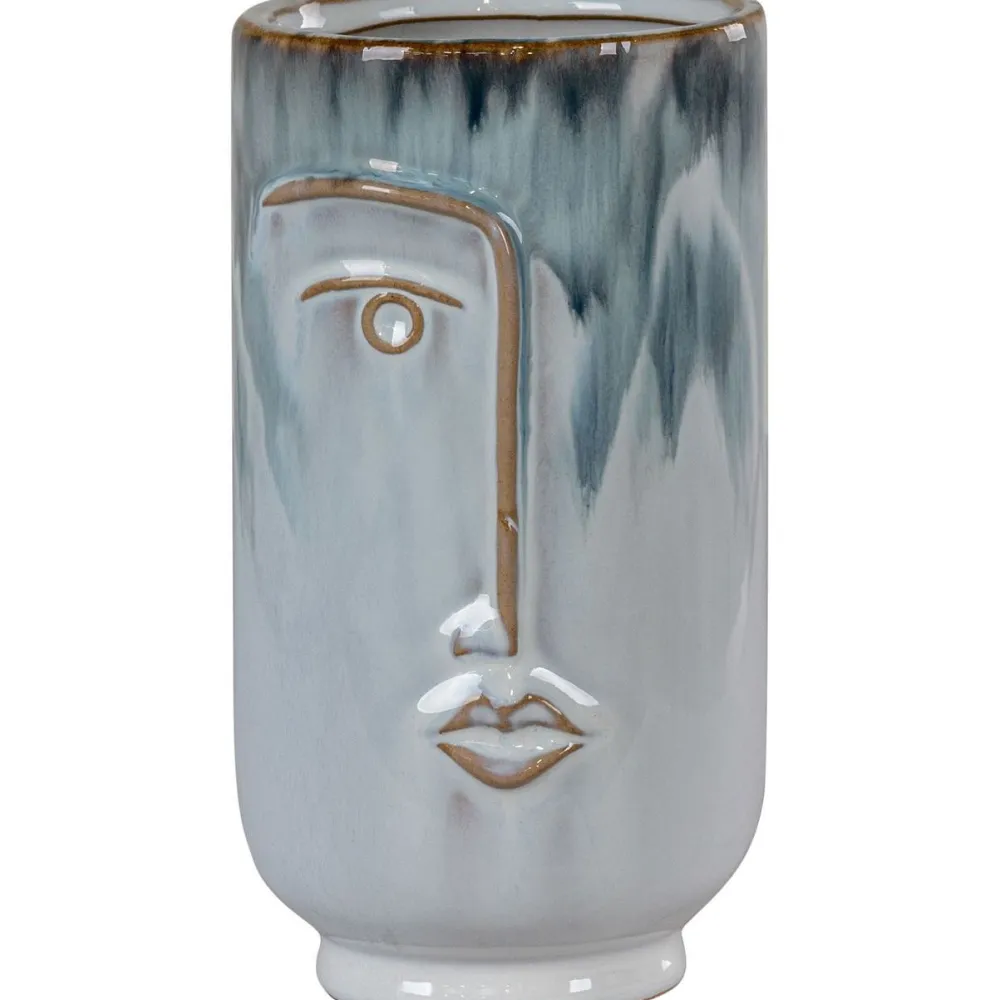 Maljakko Vase, ø9x17cm, keramiikka, sininen*House Nordic Discount
