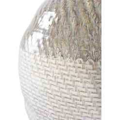 Hot Maljakko Vase, ø26x30.5cm, valkoinen/vihreä Maljakot