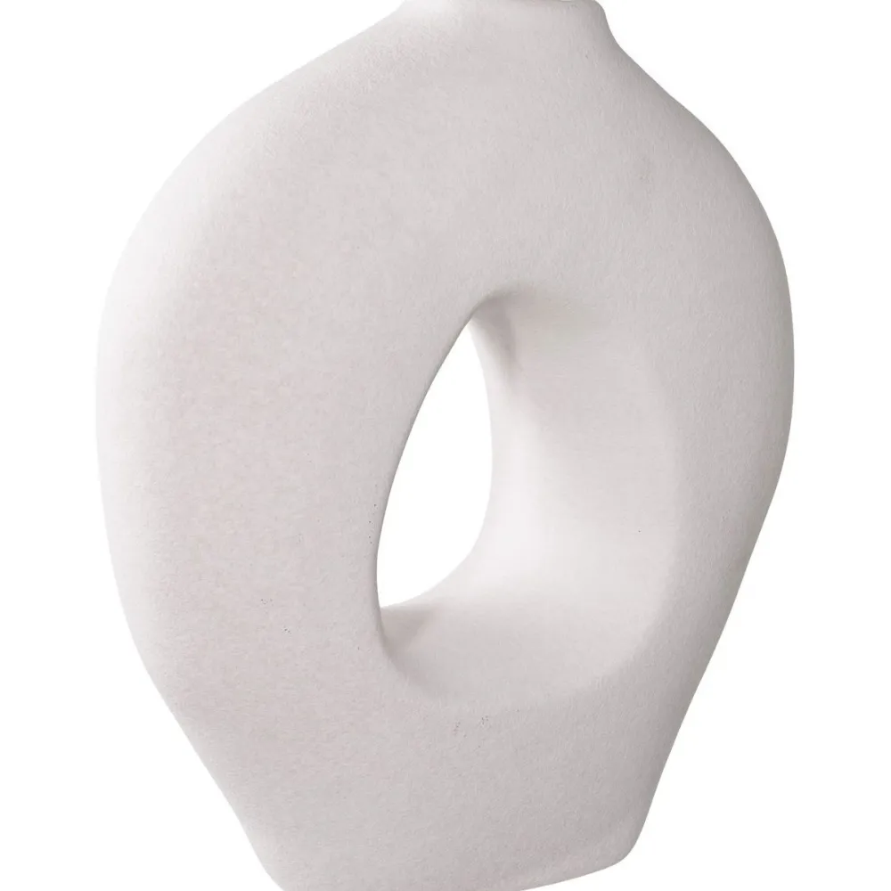 Sale Maljakko Vase, 24x10.5x27.8cm, keramiikka, valkoinen Maljakot