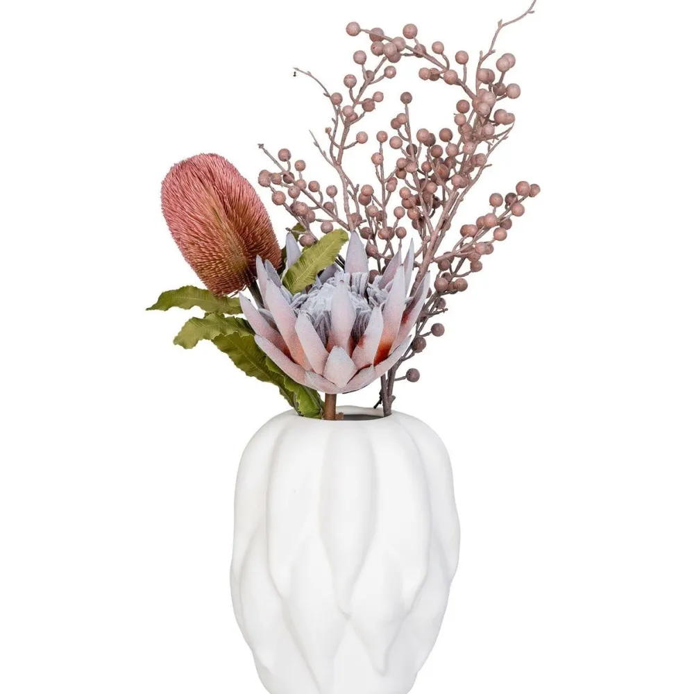 Clearance Maljakko Vase, 19.5x19.5x26cm, keramiikka, beige Maljakot