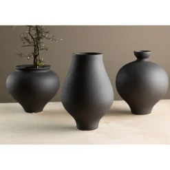 Maljakko Rellis, ø14cm, musta*Venture Home Online