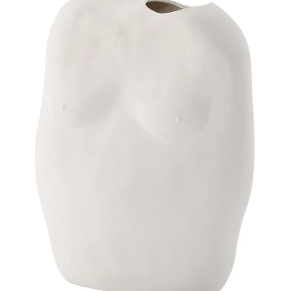 Maljakko Romie, 24x14x28cm, luonnonvalkoinen*Venture Home Sale