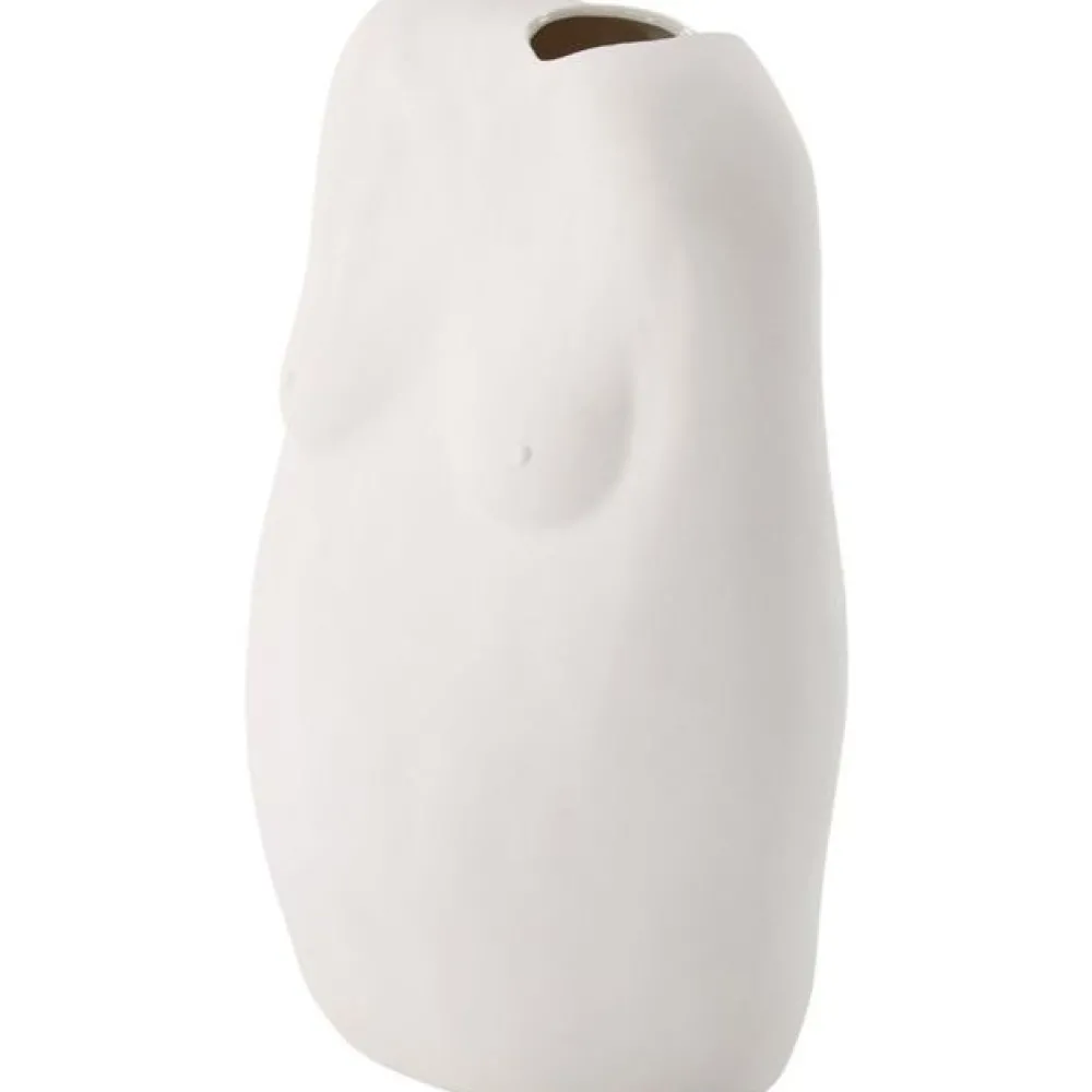 Maljakko Romie, 24x14x28cm, luonnonvalkoinen*Venture Home Sale