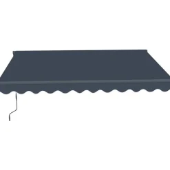Outlet Markiisi , 2,95x2,5 m, tummanharmaa Markiisit