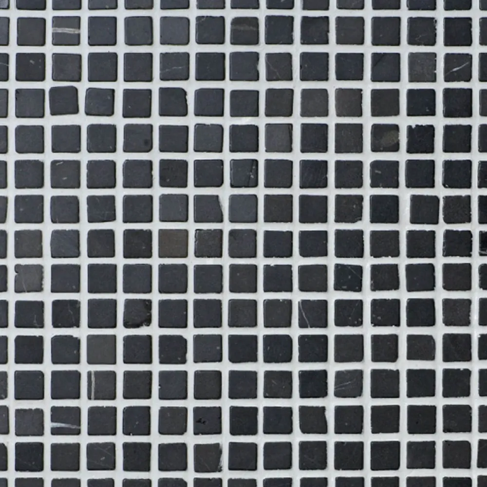 Marmorimosaiikki Square Gray, verkolla, 20 x 20 mm*Qualitystone