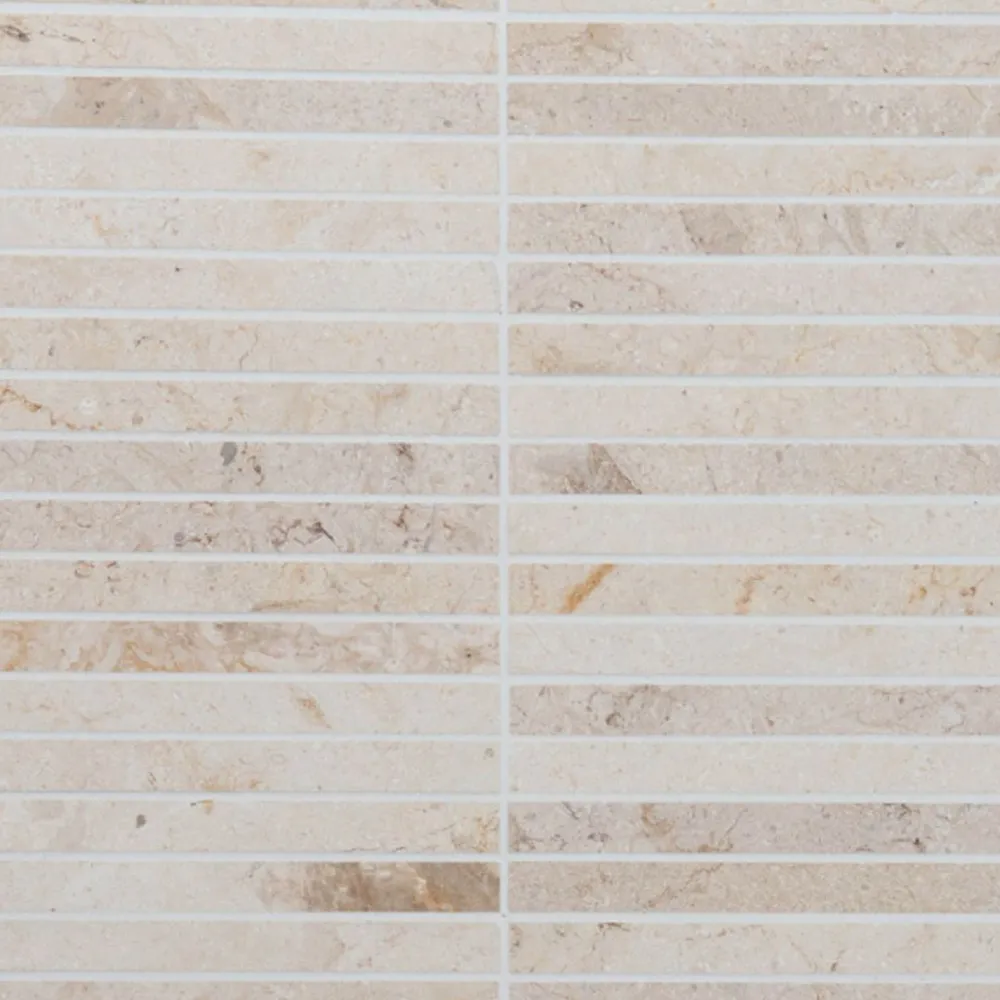 Marmorimosaiikki Crema Light, kiiltävä, verkolla, 305 x 305/15 x 151 mm*Qualitystone Sale