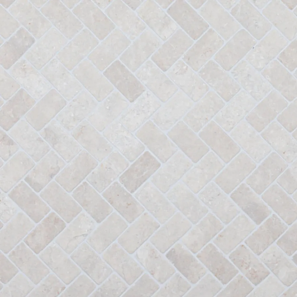 Marmorimosaiikki Square Mustard-White, verkolla, 20 x 20 mm*Qualitystone Outlet