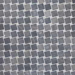 Marmorimosaiikki Classic Gray-White, verkolla, 50x50/10x10 mm*Qualitystone Discount