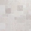 Hot Marmorimosaiikki French Pattern White, verkolla Mosaiikkilaatat