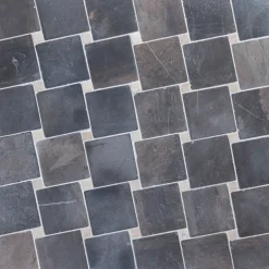 Clearance Marmorimosaiikki Diagonal Gray-White, verkolla, 100x100/20x20 mm Mosaiikkilaatat