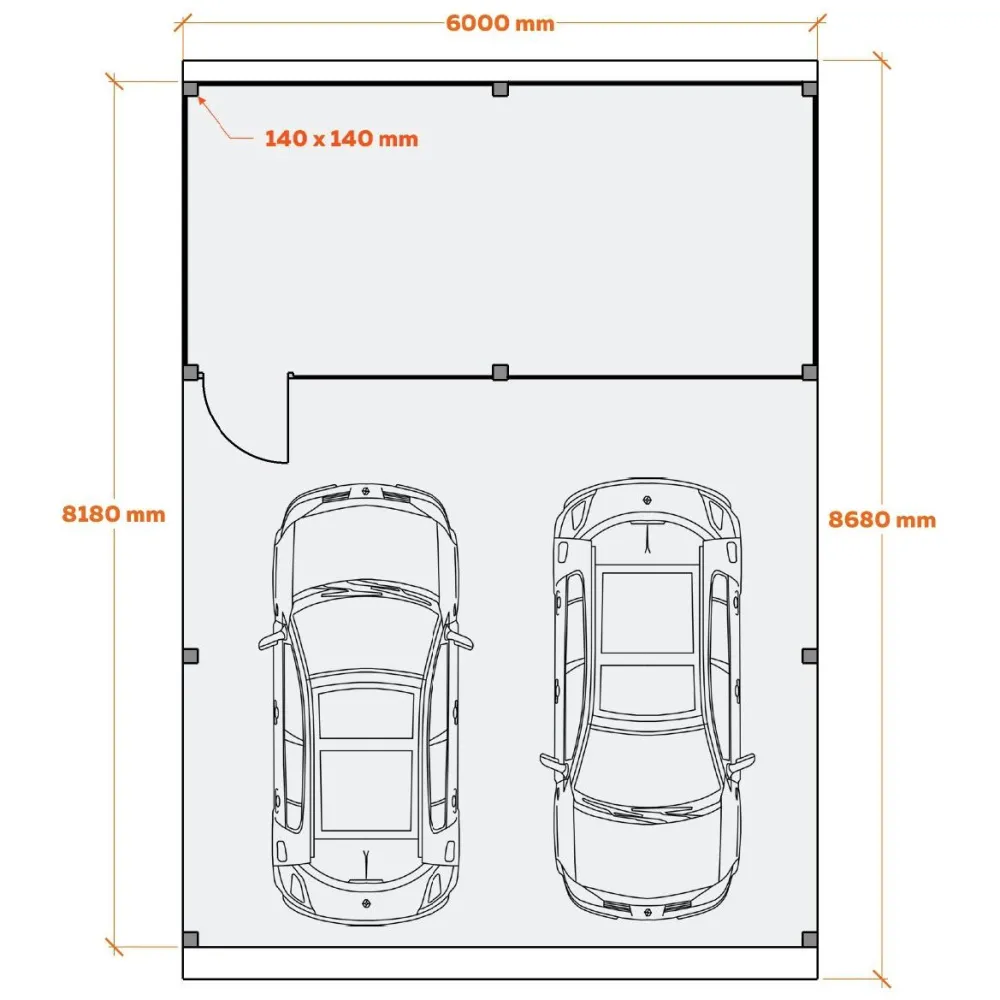 Matkailuautokatos Ralf 24m2*Holzbrüder