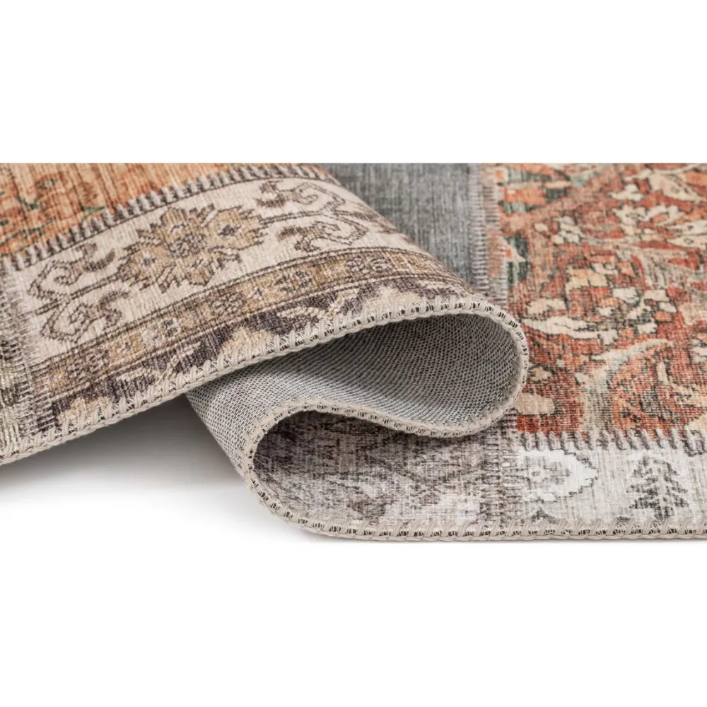 Matto Patchwork ruskea monivärinen*Benina New