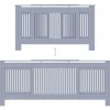 Mdf lämpöpatterin suoja harmaa 205cm*FinePRICE Outlet