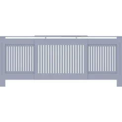 Mdf lämpöpatterin suoja harmaa 205cm*FinePRICE Outlet