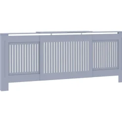 Mdf lämpöpatterin suoja harmaa 205cm*FinePRICE Outlet