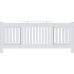 Mdf lämpöpatterin suoja valkoinen 205cm*FinePRICE Discount