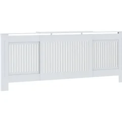 Mdf lämpöpatterin suoja valkoinen 205cm*FinePRICE Discount