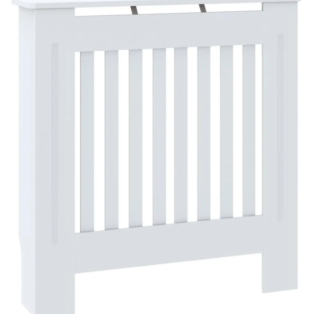 Clearance Mdf lämpöpatterin suoja valkoinen 78cm Patterinsuojat