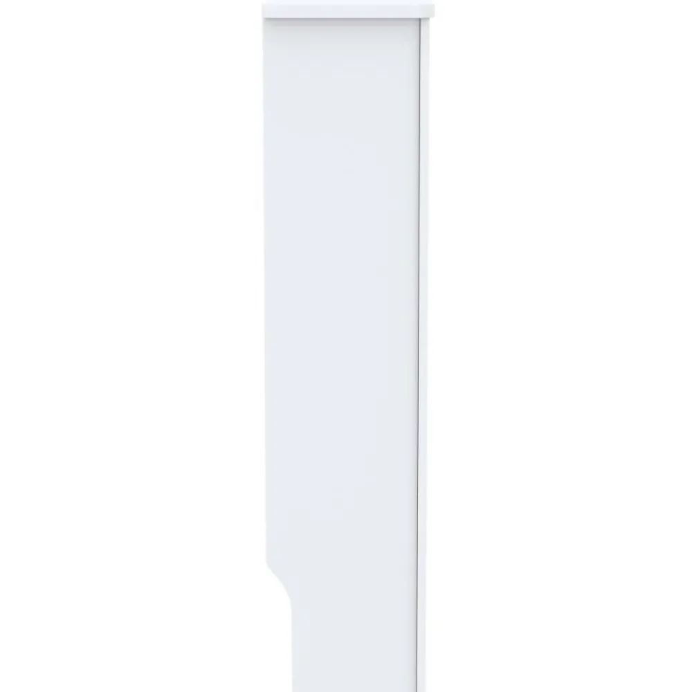 Clearance Mdf lämpöpatterin suoja valkoinen 78cm Patterinsuojat